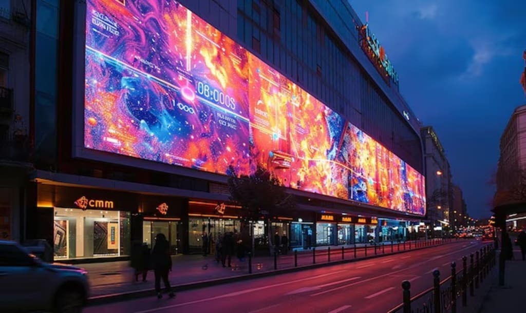 Instalación de Pantalla LED en Edificio